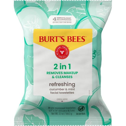 Facial Cleansing Towelettes with Cucumber & Mint - US 7778